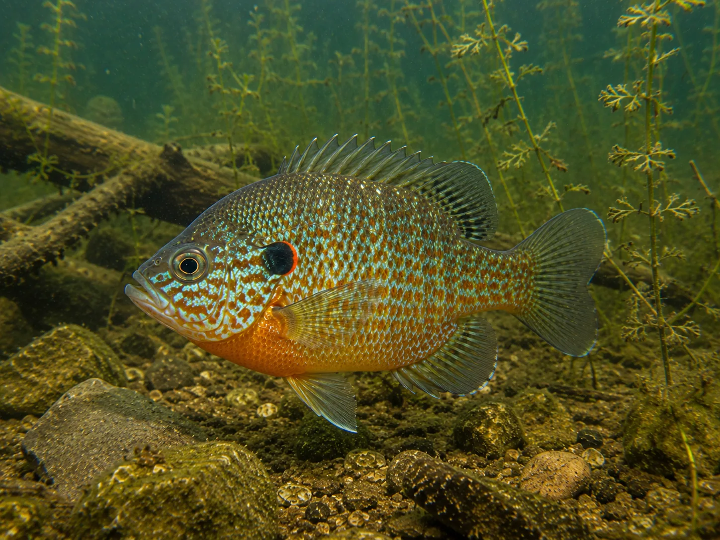 Pumpkinseed identification image